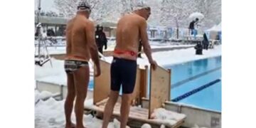 Un Master aux championnats d&rsquo;Europe de nage en eau glacée à Molveno (I)
