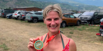 Triathlon du Valais: belle performance d&rsquo;Hélène Tassel